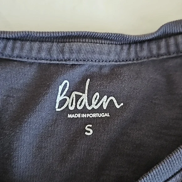 Boden Blue Gray Long Sleeve Cotton Shirt Size Small - Picture 2 of 7